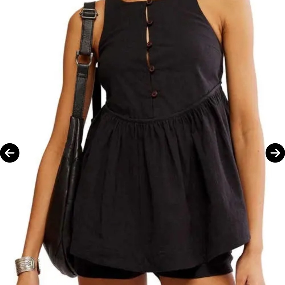 Free people Tabea baby doll tank and Short set NWT - Picture 3 of 7
